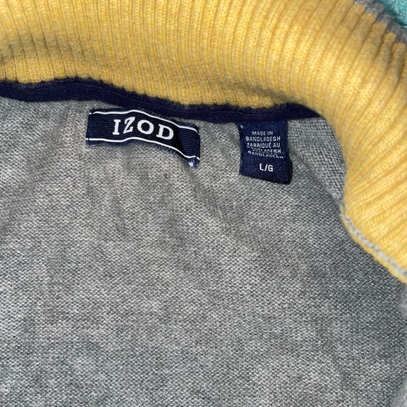 Men’s IZOD zip up sweater (L); slightly used. - Picture 2 of 2